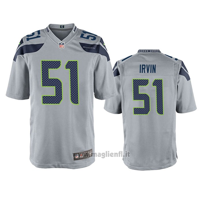 Maglia NFL Game Seattle Seahawks Bruce Irvin Gray